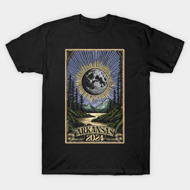Arkansas Solar Eclipse T-Shirt by Zooma Design